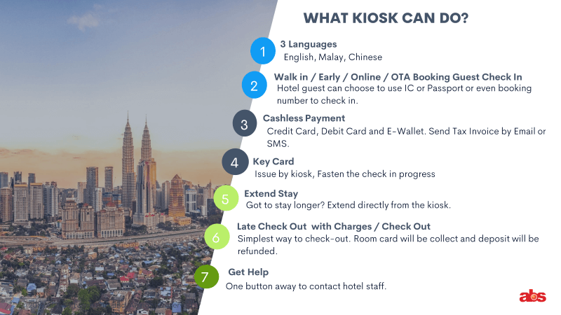 kiosk system features